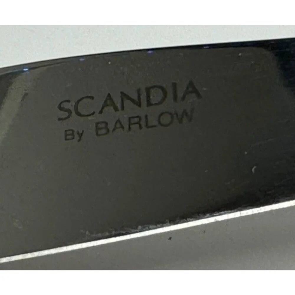 Scandia by Barlow Slicing Knife & Serving Fork Set Wood Handle Stainless Steel